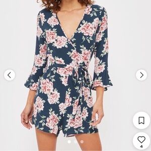 Topshop Petite Floral Dress